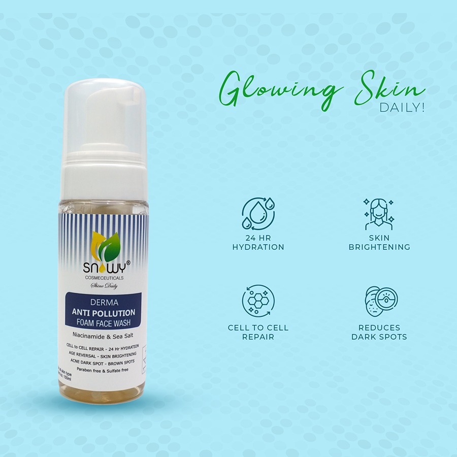 Derma Anti Pollution Foam Face Wash - Image 4