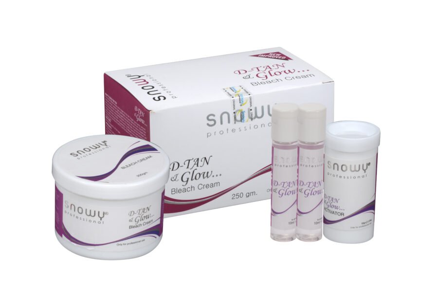 D-Tan & Glow Bleach Cream 250gm + 20ml Hair Bleach & Skin Lightning `- snowyls - Image 2