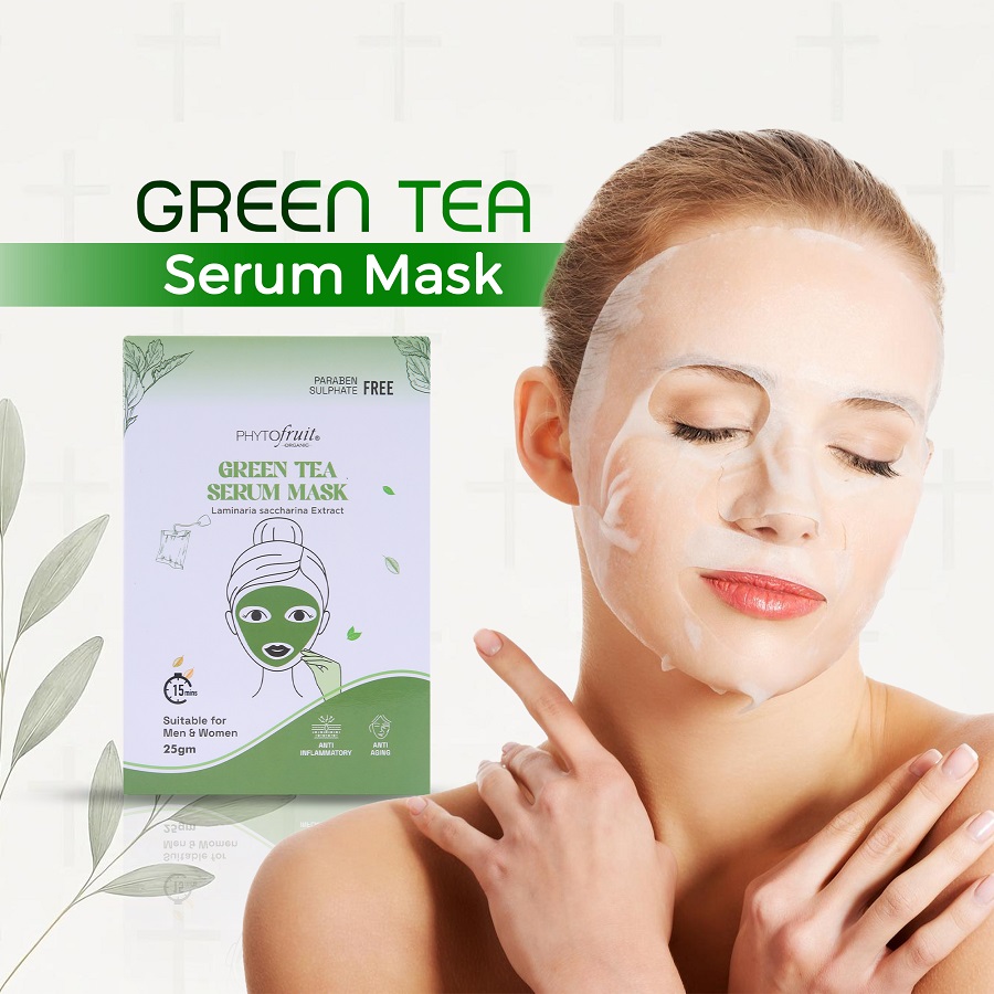 Phytofruit Green Tea Serum Face Sheet Mask - Image 2
