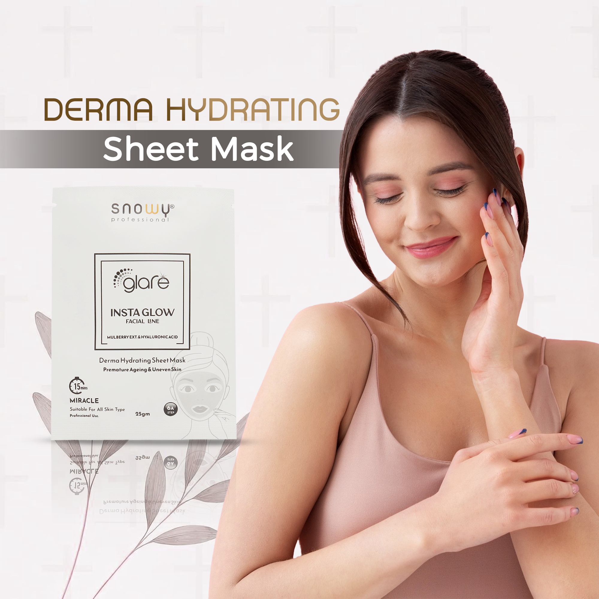 Derma Hydrating Sheet Mask 25gm - Image 5