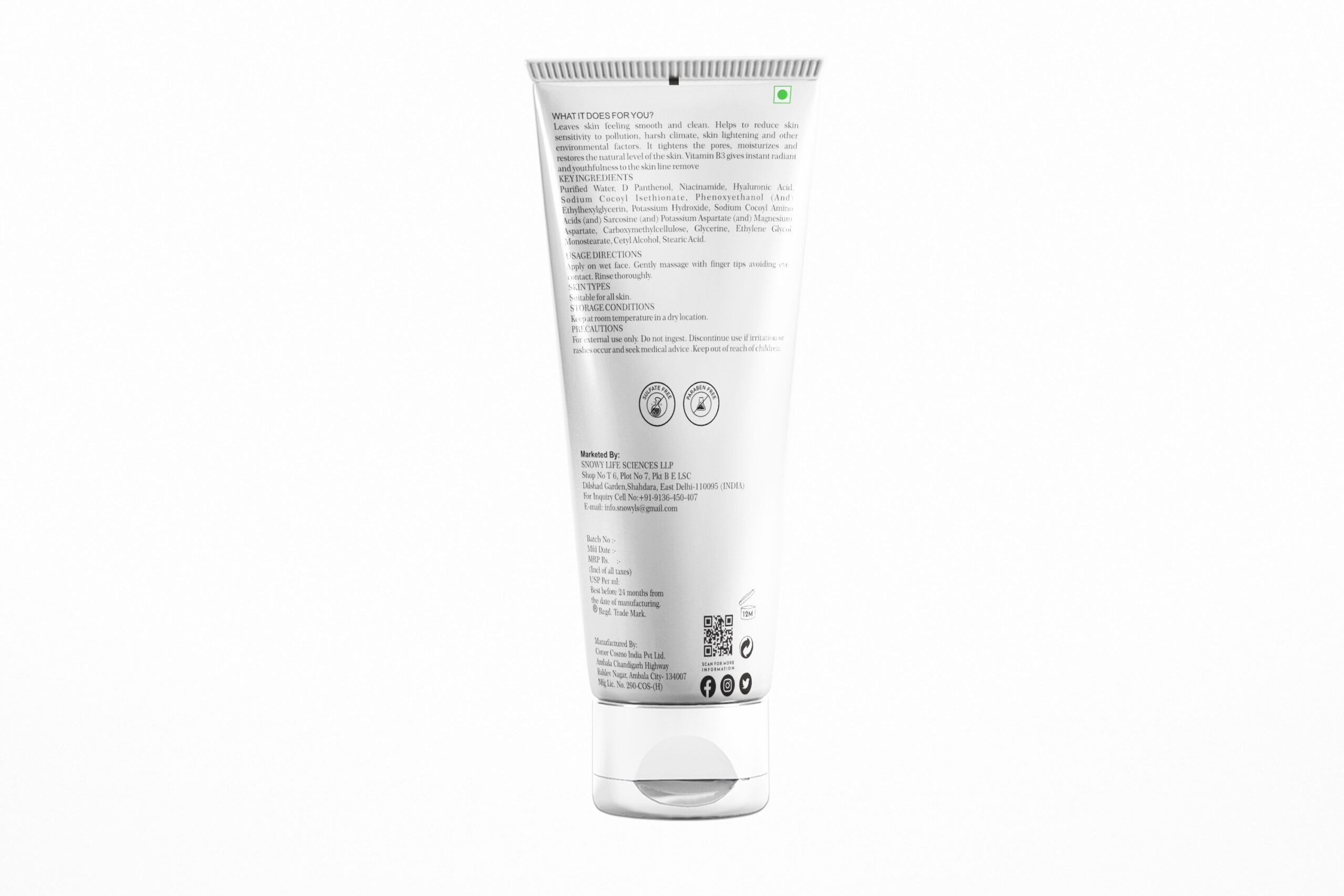 Phyto AHA & BHA Glow Face Wash 120ml - Image 6
